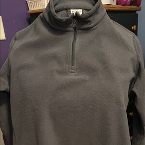 Woman’s Gray Quarter-Zip fleece